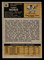 1971 Topps #60 Tommy Nobis Near Mint  ID: 402886