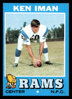 1971 Topps #68 Ken Iman Near Mint+ RC Rookie  ID: 402902