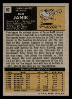 1971 Topps #82 Tom Janik Near Mint+  ID: 402934