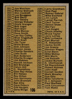 1971 Topps #106 Checklist DP Near Mint+  ID: 402989