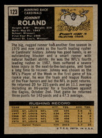 1971 Topps #123 Johnny Roland Near Mint+  ID: 403025