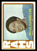 1972 Topps #62 Willie Ellison Ex-Mint  ID: 403377