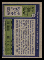 1972 Topps #93 Ted Hendricks Ex-Mint RC Rookie  ID: 403409