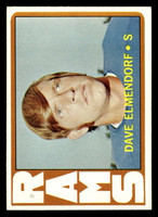 1972 Topps #109 Dave Elmendorf Near Mint 
