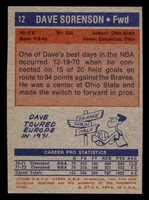 1972-73 Topps #12 Dave Sorenson Ex-Mint  ID: 403634