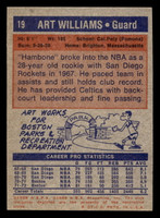 1972-73 Topps #19 Art Williams Near Mint  ID: 403655