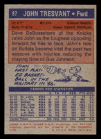 1972-73 Topps #87 John Tresvant Near Mint  ID: 403841