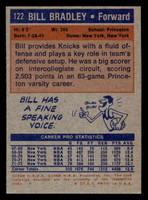 1972-73 Topps #122 Bill Bradley Ex-Mint  ID: 403942
