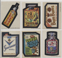 1973/77 Topps Wacky Packages 6th Series Set 33/18 Spills Bad & Spills Bros Check Lists  #*sku36157