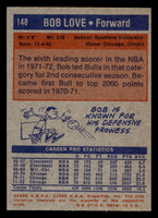 1972-73 Topps #148 Bob Love Near Mint  ID: 404013