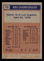 1972-73 Topps #155 NBA Playoffs Game 2 Ex-Mint  ID: 404029