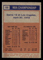 1972-73 Topps #155 NBA Playoffs Game 2 Near Mint+  ID: 404031