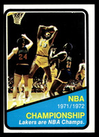 1972-73 Topps #159 NBA Champs Lakers Near Mint  ID: 404039