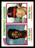 1980 Topps #206 J.R. Richard/Nolan Ryan LL Ex-Mint  ID: 404398