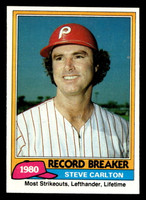 1981 Topps #202 Steve Carlton RB Near Mint+ 