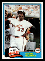 1981 Topps #490 Eddie Murray Near Mint+  ID: 404488