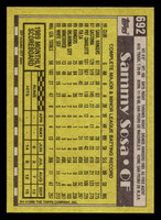 1990 Topps #692 Sammy Sosa Near Mint+ RC Rookie  ID: 404673