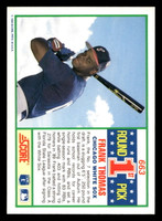 1990 Score #663 Frank Thomas Near Mint+ RC Rookie  ID: 404680