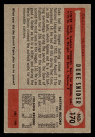 1954 Bowman #170 Duke Snider Very Good  ID: 404776