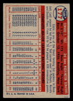 1957 Topps #177 Eddie Yost Very Good  ID: 404864