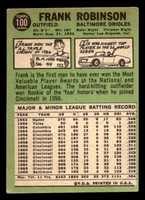 1967 Topps #100 Frank Robinson DP VG-EX  ID: 405130