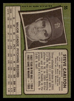 1971 Topps #55 Steve Carlton Ex-Mint  ID: 405269