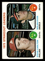 1973 Topps #67 Steve Carlton/Nolan Ryan Strikout Leaders G-VG  ID: 405420