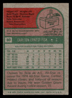 1975 Topps #80 Carlton Fisk VG-EX 