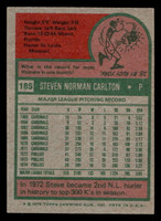 1975 Topps #185 Steve Carlton Near Mint  ID: 405694