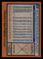 1978 Topps #160 Jim Palmer Ex-Mint  ID: 405889