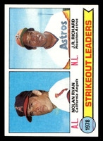 1979 Topps #6 Nolan Ryan/J.R. Richard Strikeout Leaders Ex-Mint  ID: 405913