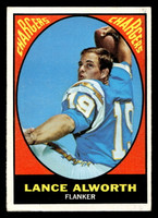 1967 Topps #123 Lance Alworth Excellent 