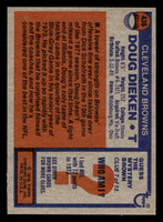 1976 Topps #438 Doug Dieken Near Mint  ID: 407124