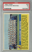 1956 Topps #45 EX Cleveland Browns Team Card PSA 5 EX
