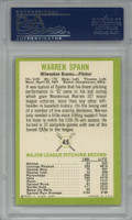 1963 Fleer #45 Warren Spahn Braves PSA 7 Near Mint