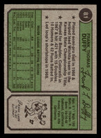 1974 Topps #81 Frank Duffy Near Mint+  ID: 407644