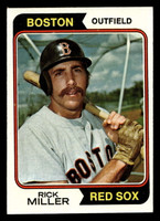 1974 Topps #247 Rick Miller Ex-Mint  ID: 407885