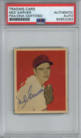 1949 Bowman #15 Ned Garver Browns Signed Auto PSA/DNA