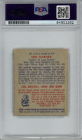 1949 Bowman #15 Ned Garver Browns Signed Auto PSA/DNA