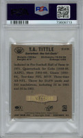 1997 Leaf Reproduction 1948 Y.A. Tittle Signed PSA/DNA PSA 8 Card 9 Auto