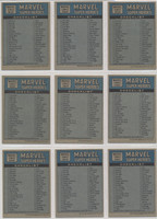 1975 Topps Marvel Super Heroes  9 Card Puzzle  #*SKU36169