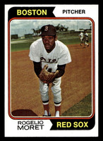 1974 Topps #590 Rogelio Moret Near Mint+  ID: 408523