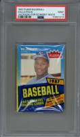 1987 Fleer Cello pack Bo Jackson RC TOP/Schmidt Back PSA 9 Mint Unopened