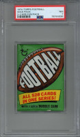 1974 Topps 2 Card Football Wax Pack PSA 7 Near Mint Unopened ID: 408812