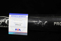 Ernie Banks Bat Signed Auto PSA/DNA Cubs Black Bat ID: 408921