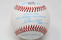 Joe Morgan HOF 90 AZ Fall League Signed Auto Baseball PSA/DNA Reds