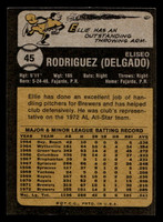 1973 Topps #45 Ellie Rodriguez UER Ex-Mint  ID: 409105