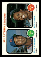 1973 Topps #61 Billy Williams/Rod Carew Batting Leaders Ex-Mint  ID: 409133