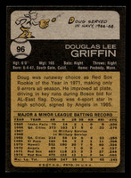 1973 Topps #96 Doug Griffin Near Mint  ID: 409199