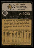 1973 Topps #225 Al Oliver Very Good  ID: 409462